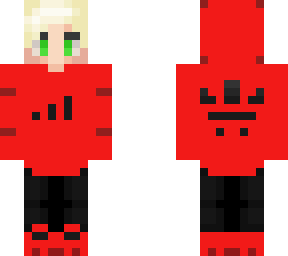 red hoodie