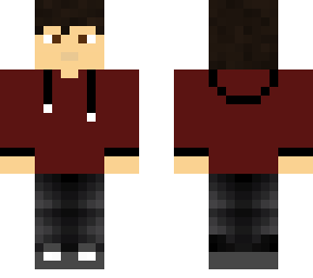 red hoodie