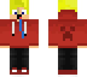 red hoodie derpy blonde