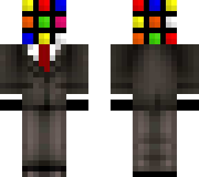 rubix in a suit