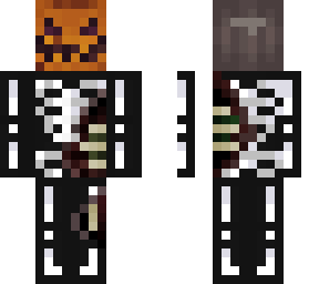 skeleton pumpkin