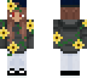 sunflower hoodie girl