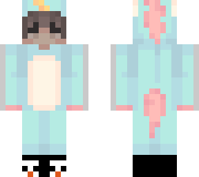 unicorn with pinguins