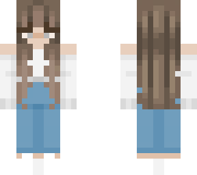 white crop top & blue pants