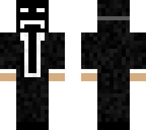 black drama mask guy