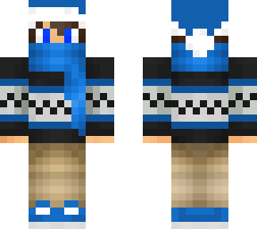 blue christmas skin
