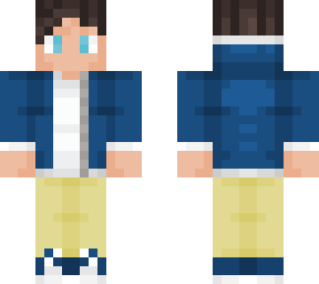 blue jacket boi