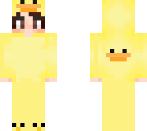 boy in a duck onesie with hood!!