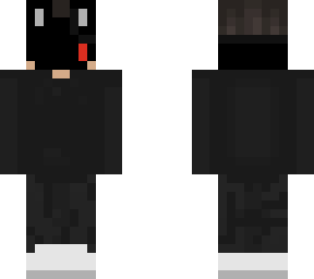 boy with red mask