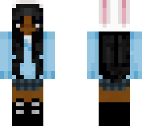 brown girl bunny hat