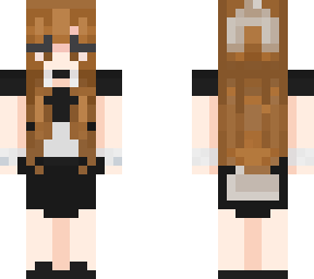 brown haired maid