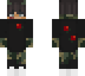 camo rose hoodie boy