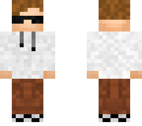 cool boy in white hoodie