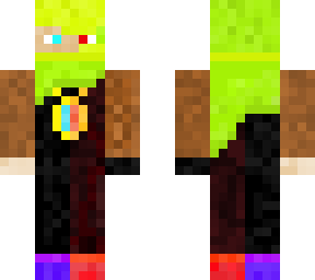 corupted man with coat sleeves