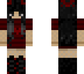 edgy black haired girl
