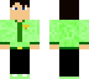green guy tie