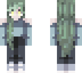 green hair