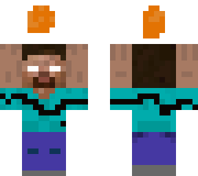 herobrine with egg block