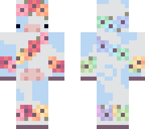 light blue cow