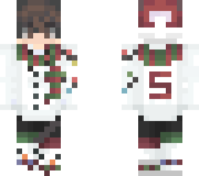 minecraft  winter wolf boy of the alaska