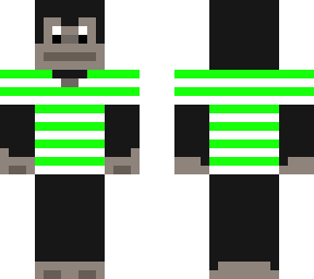 monkey lime-stripe t-shirt