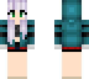 my oc (valkyrie) in deku's hoodie