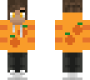 orange themed girl