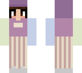 pastel hoodie skin w/ short hair