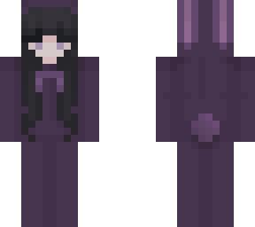 purple bunny girl