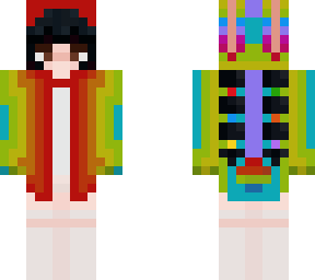 rainbow bunny skin