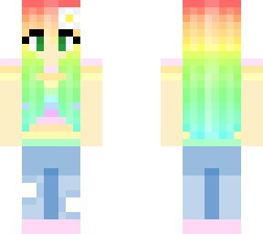 rainbow girl
