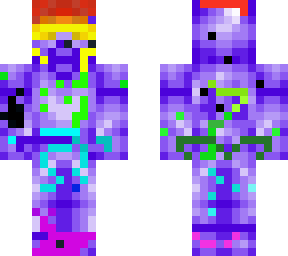 rainbow indigo steve, infected by darkness