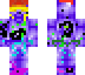 rainbow indigo steve, infected by darkness more.