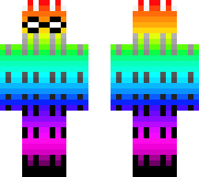 rainbow skin