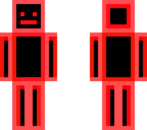 red and black