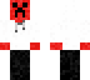 red creeper in a hoodie!