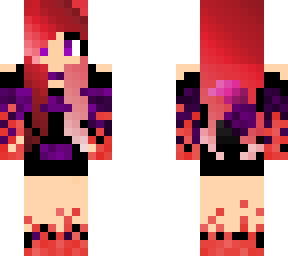 red-melon flame wolf girl