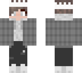 scuffexed grey plaid