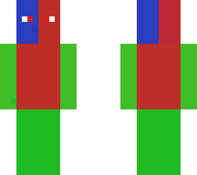 the green red and blue