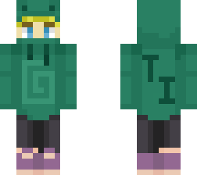 tommyinnit in a frog outfit