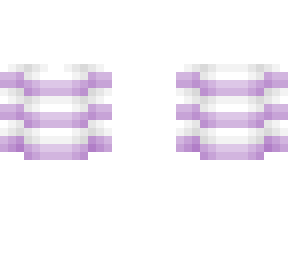 top base - white & purple stripes