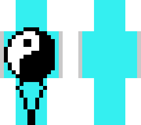 turquoise ying yang