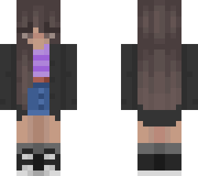vintage purple aesthetic girl skin