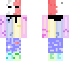 white & pink blob