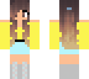 yellow brown hair/eyed