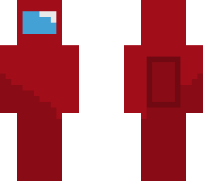 among s red with helmet