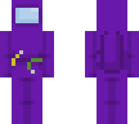 among us purple character