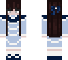 annalyn in blue dress