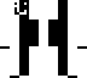 black and white