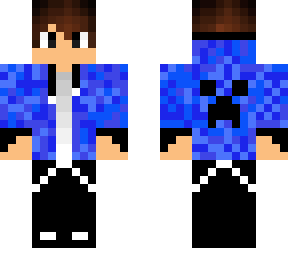 blue creeper hoodie